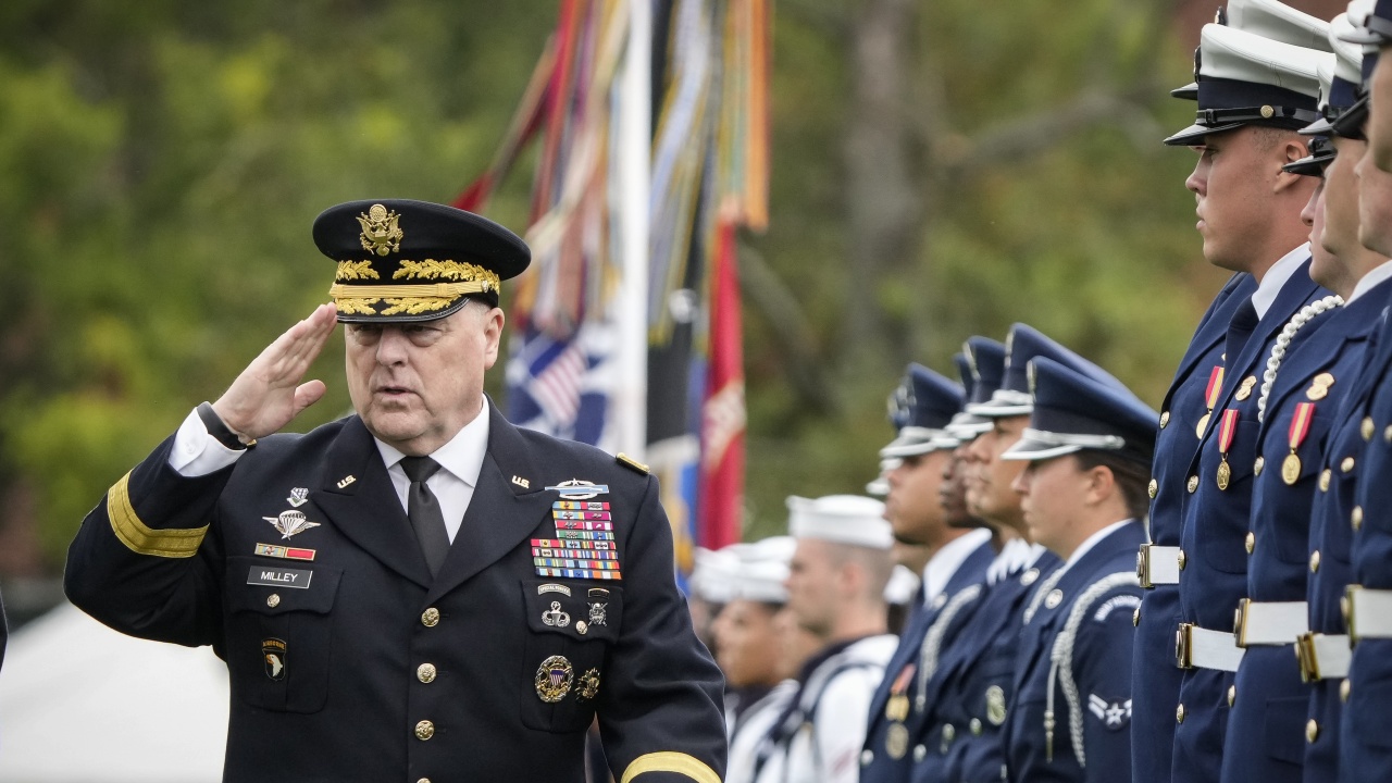 Генерал Марк Мили ще предаде щафетата след четири години начело на въоръжените сили на САЩ