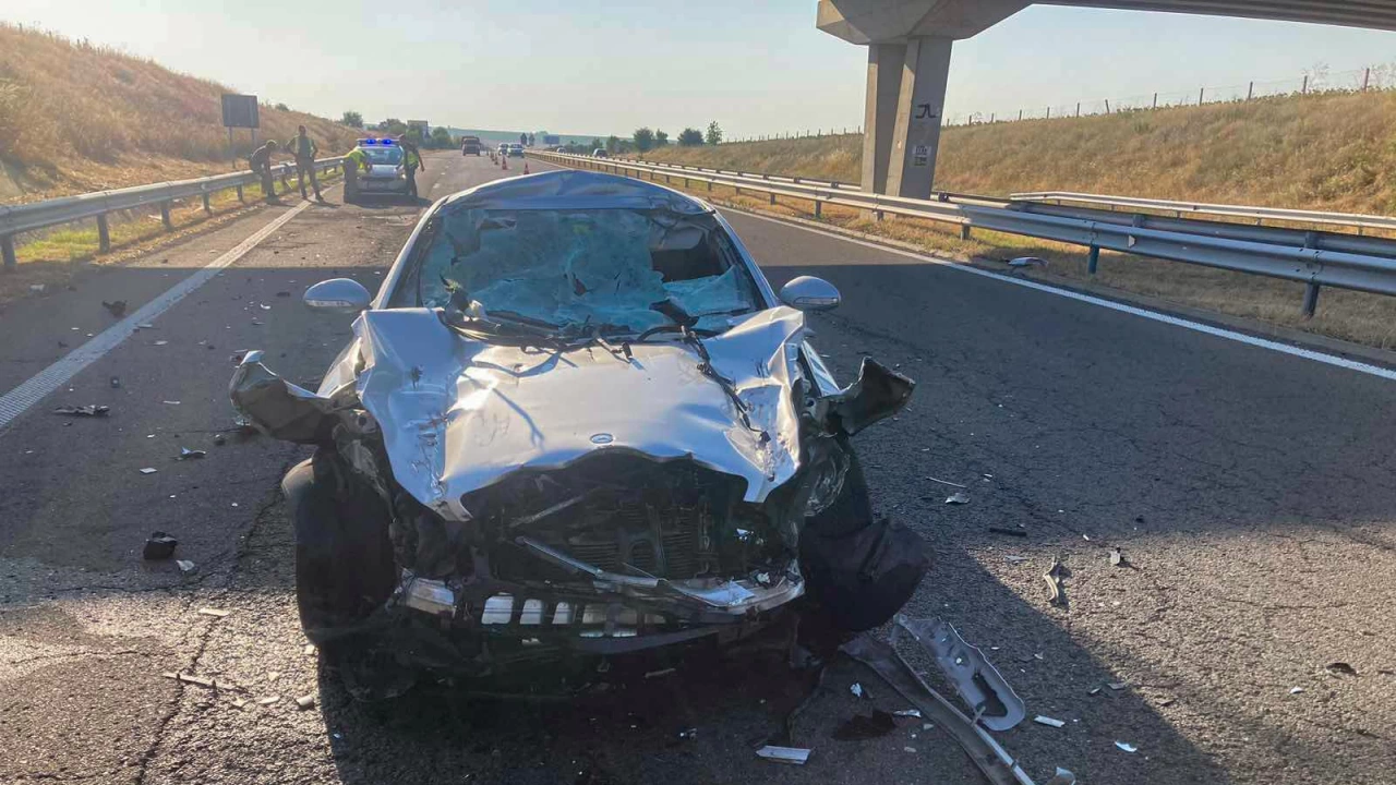 Възрастен мъж е загинал при пътнотранспортно произшествие на автомагистрала Струма