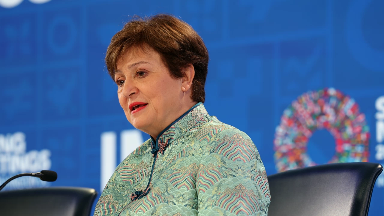 Управляващият директор на Международния валутен фонд Кристалина ГеоргиеваКристалина Иванова Георгиева е