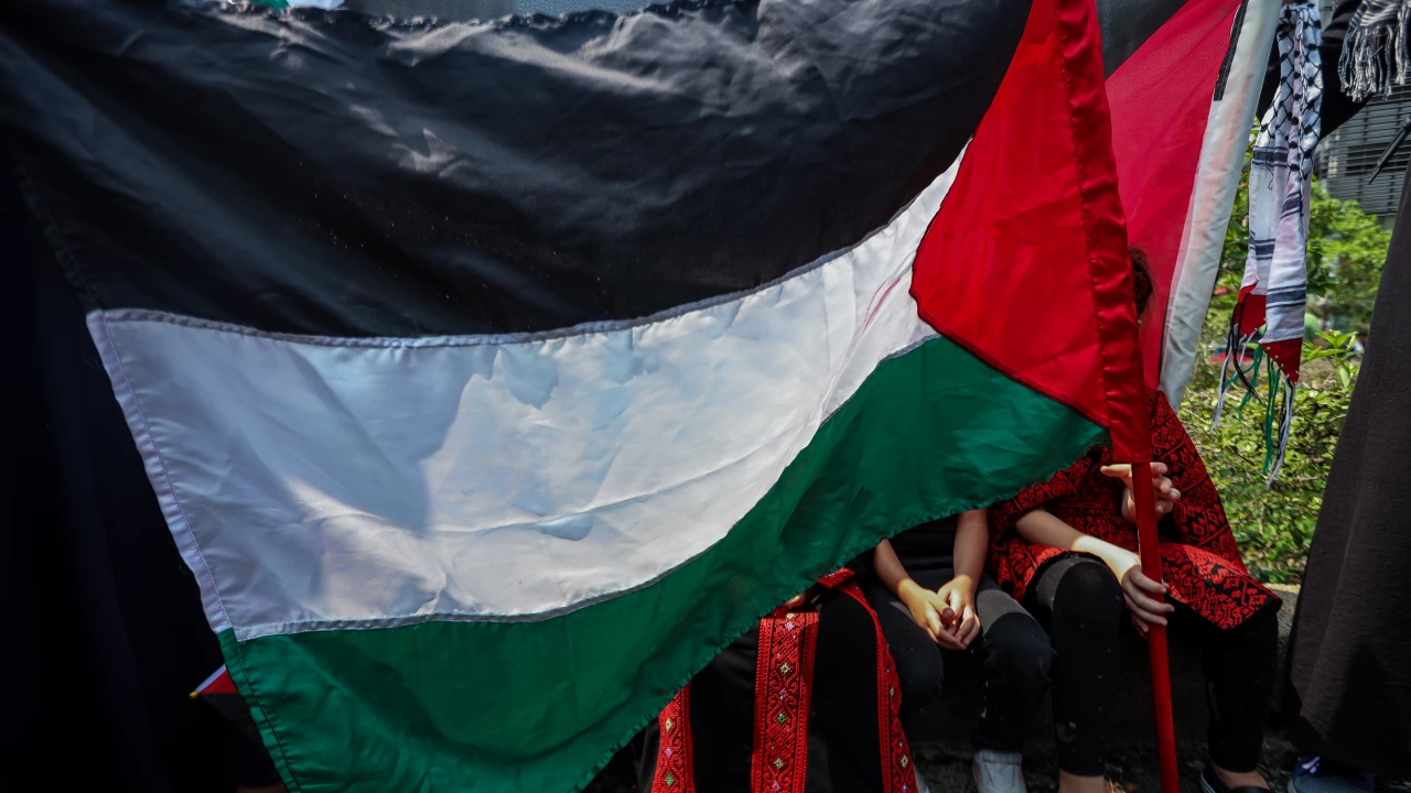 Демонстрация в подкрепа на палестинския народ се състоя снощи в
