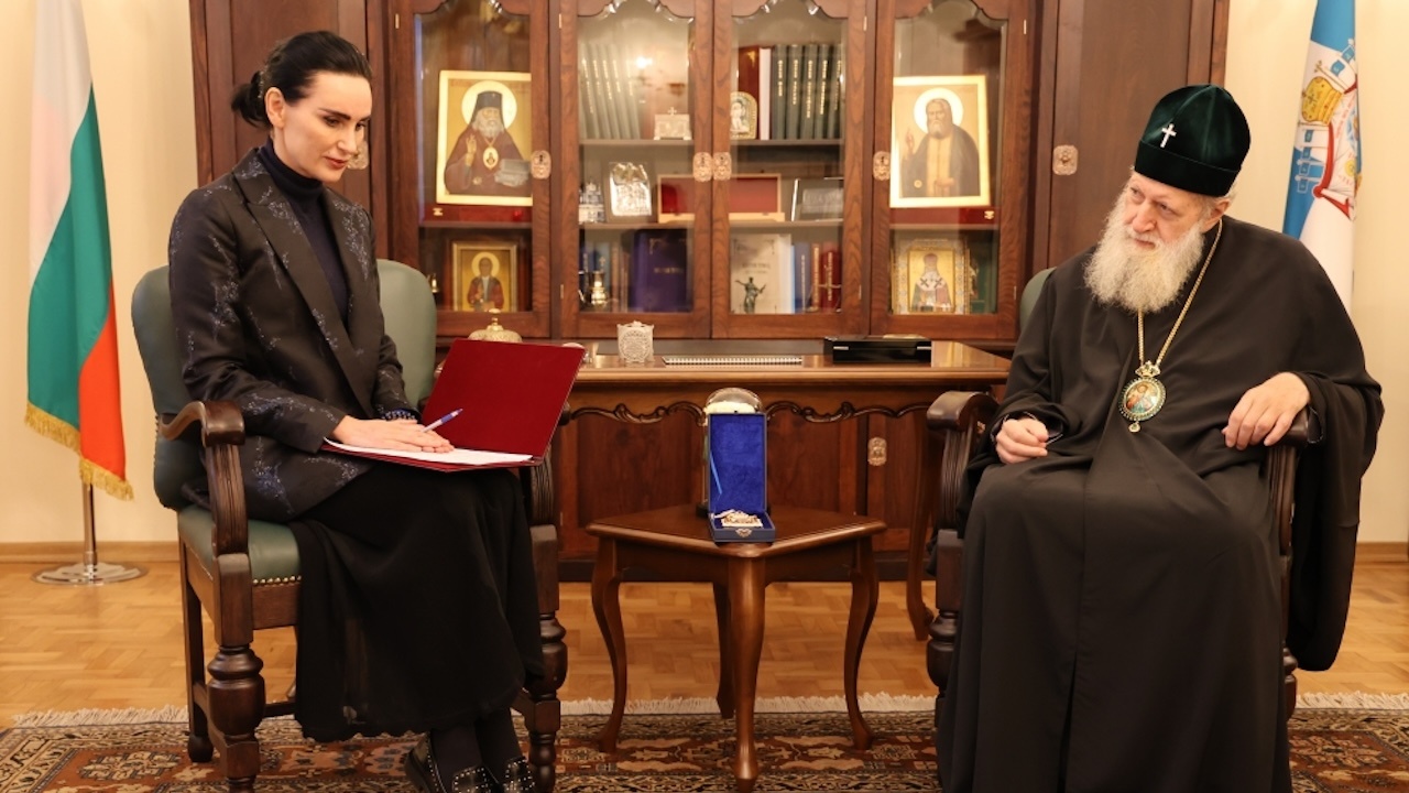 Патриарх Неофит прие посланика на Украйна у нас Олеся Илашчук