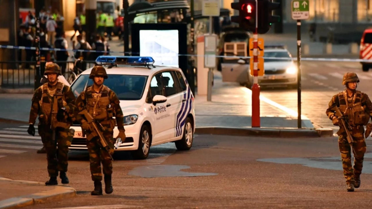 Терор в центъра на Брюксел Полицията е на крак и