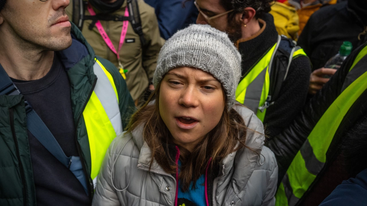 Екоактивистката е била задържана днес от полицията в Лондон съобщи