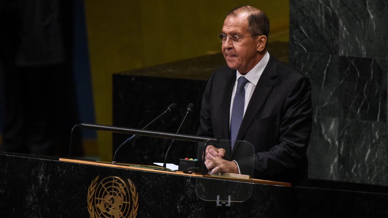 Руският външен министър заяви днес че съществува сериозен риск палестинско израелският