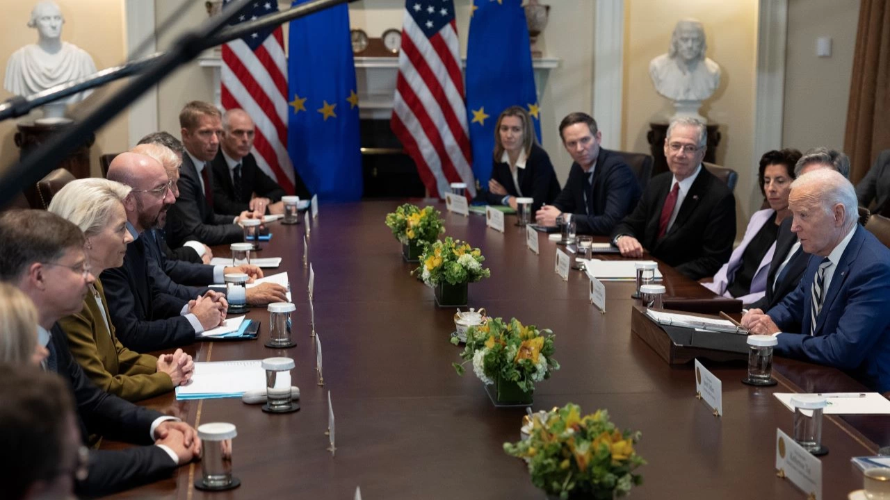 Президентът Джо Байдън прие в Белия дом председателите на Европейската