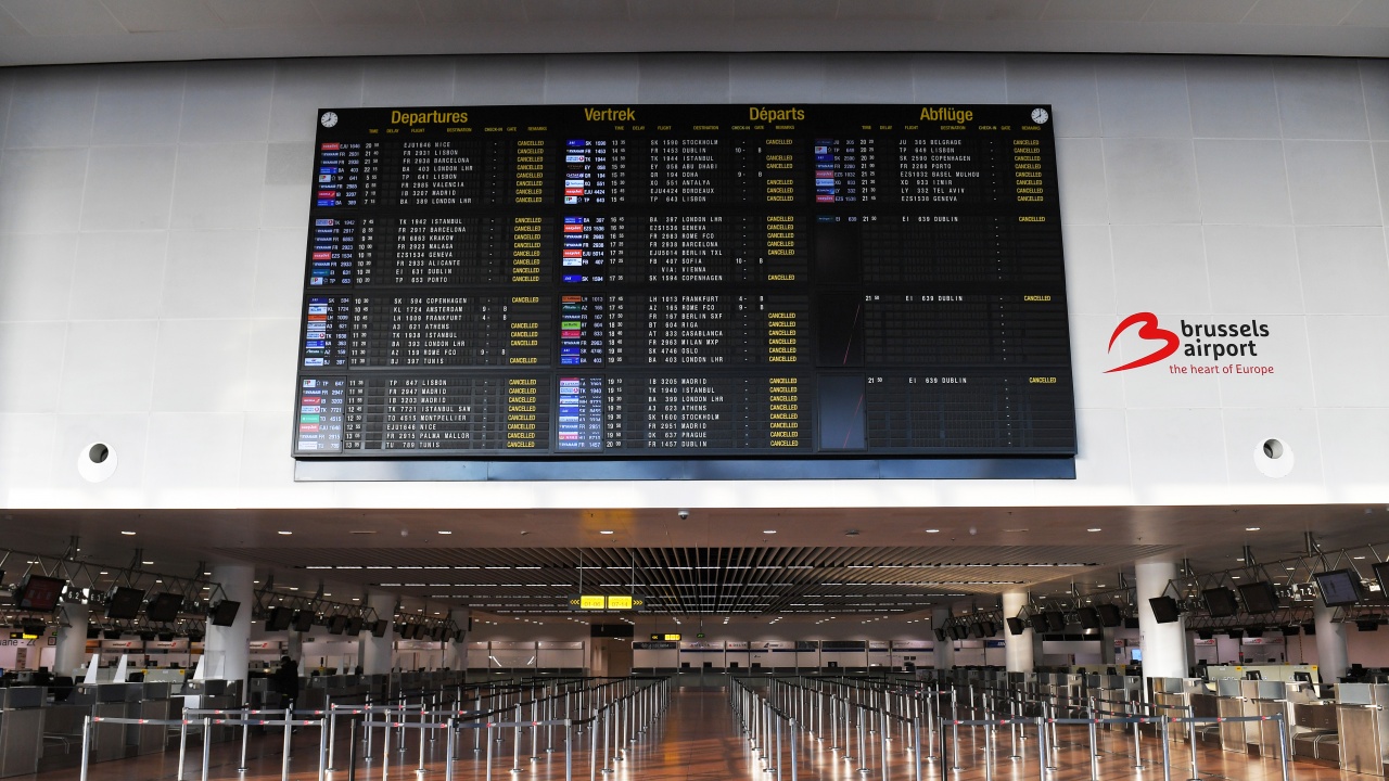 Закъснения в полетите на летището в Брюксел
