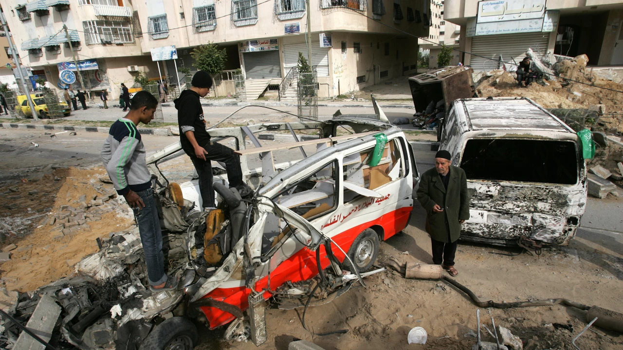 Здравното министерство на Хамас съобщи че при вчерашния израелски удар