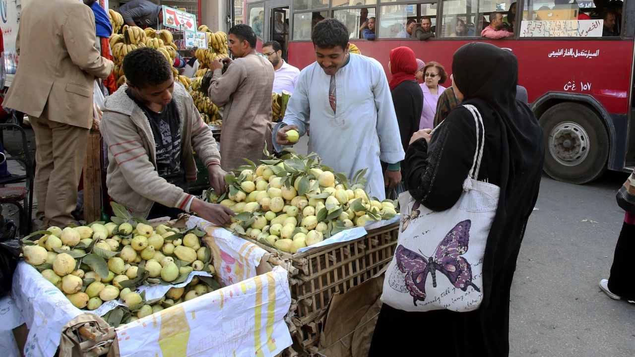 Общата годишна инфлация в Египет остава висока но все отбелязва
