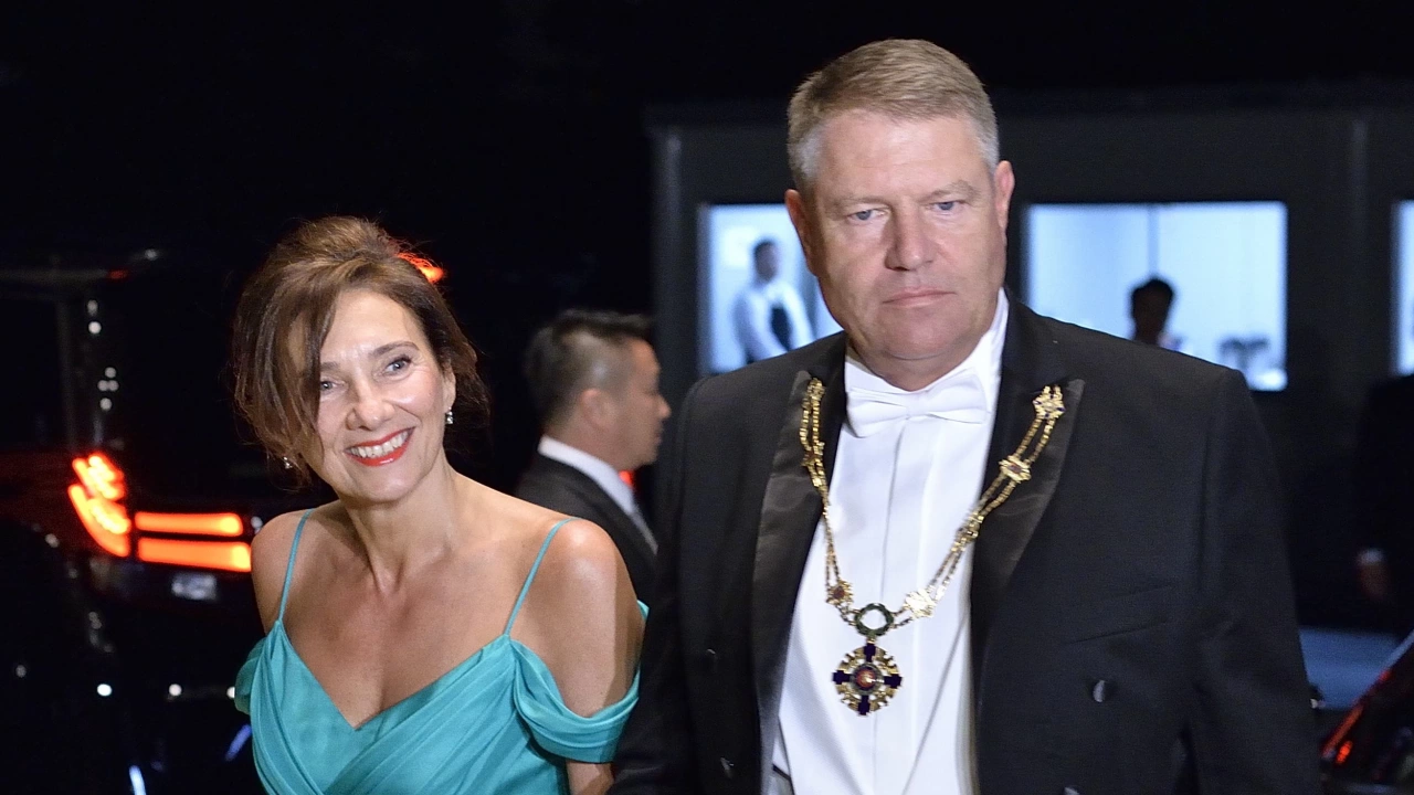 Румънският президент Клаус Йоханис и съпругата му Кармен Йоханис отидоха