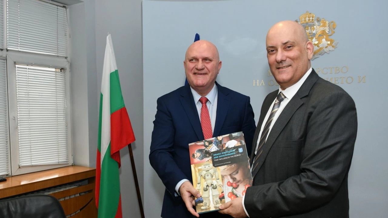 България и Израел ще разширят сътрудничеството си в областта на