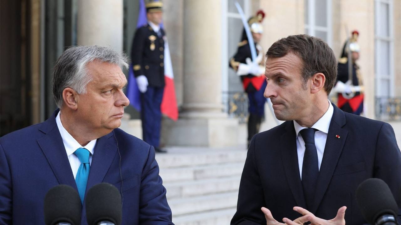 На работна вечеря: Лидерите на Франция и Унгария обсъдиха помощта за Украйна