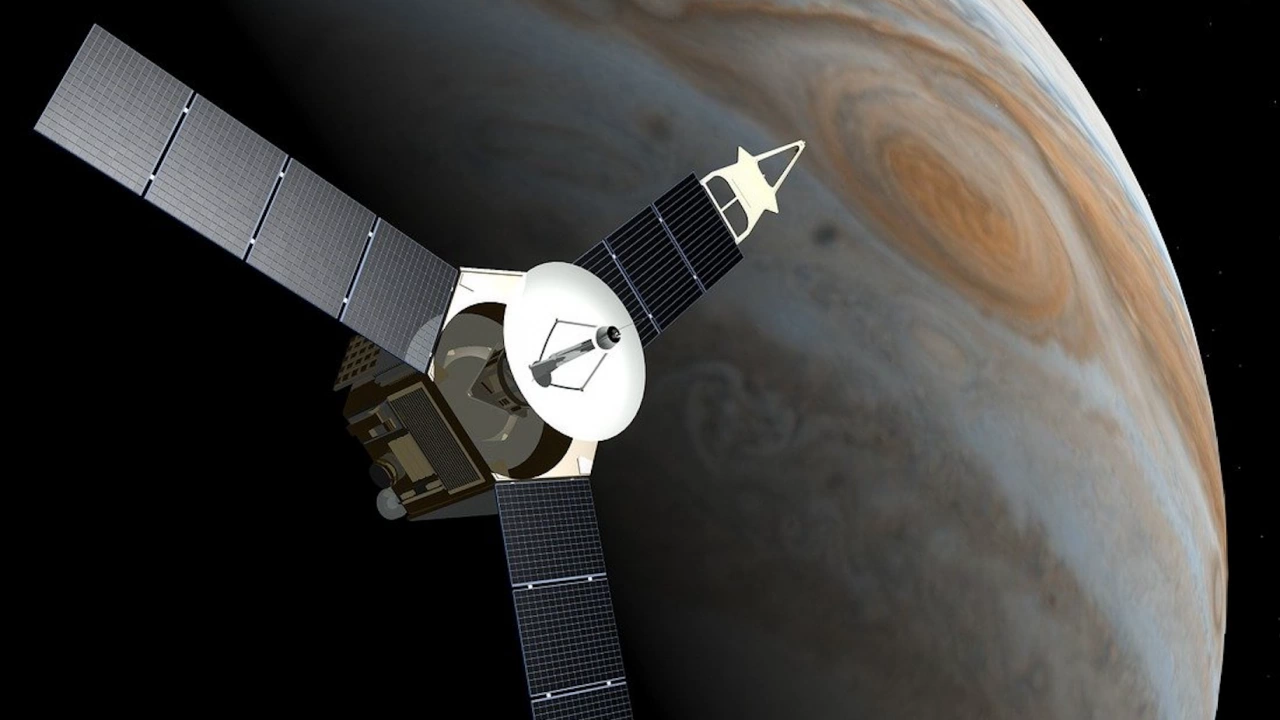 Космическият апарат Джуно Юнона на НАСА се подготвя за близко