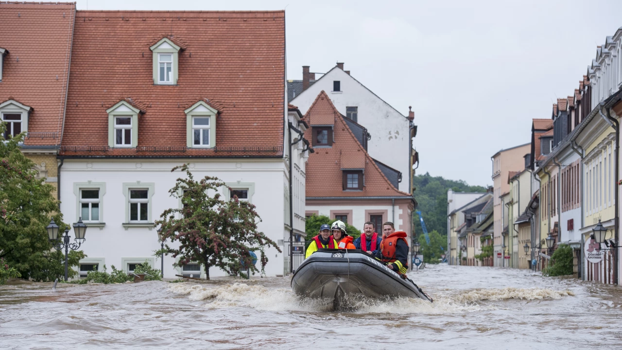 Почти цяла Долна Саксония е под вода след обилните валежи