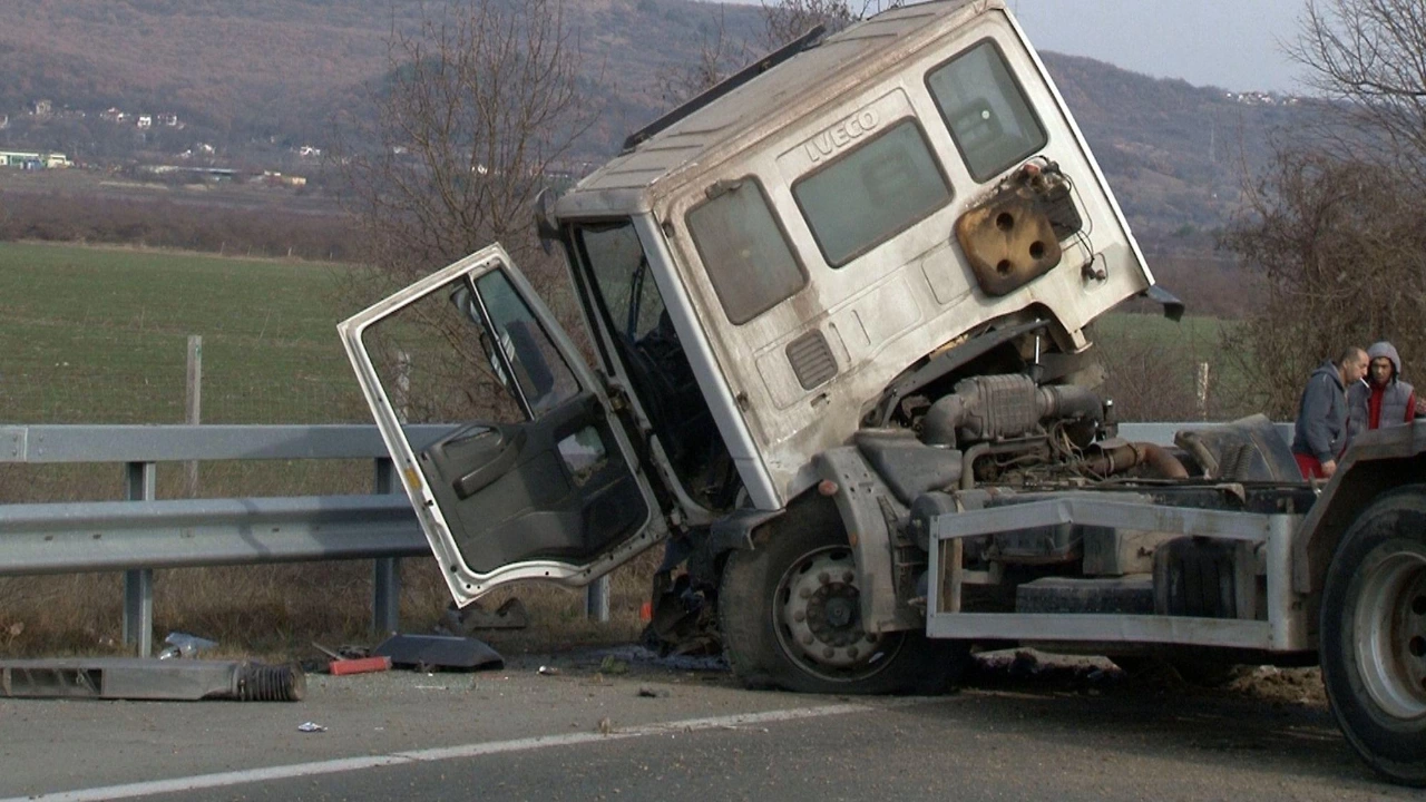 Шофьор на камион е загинал при катастрофа по пътя Русе Бяла