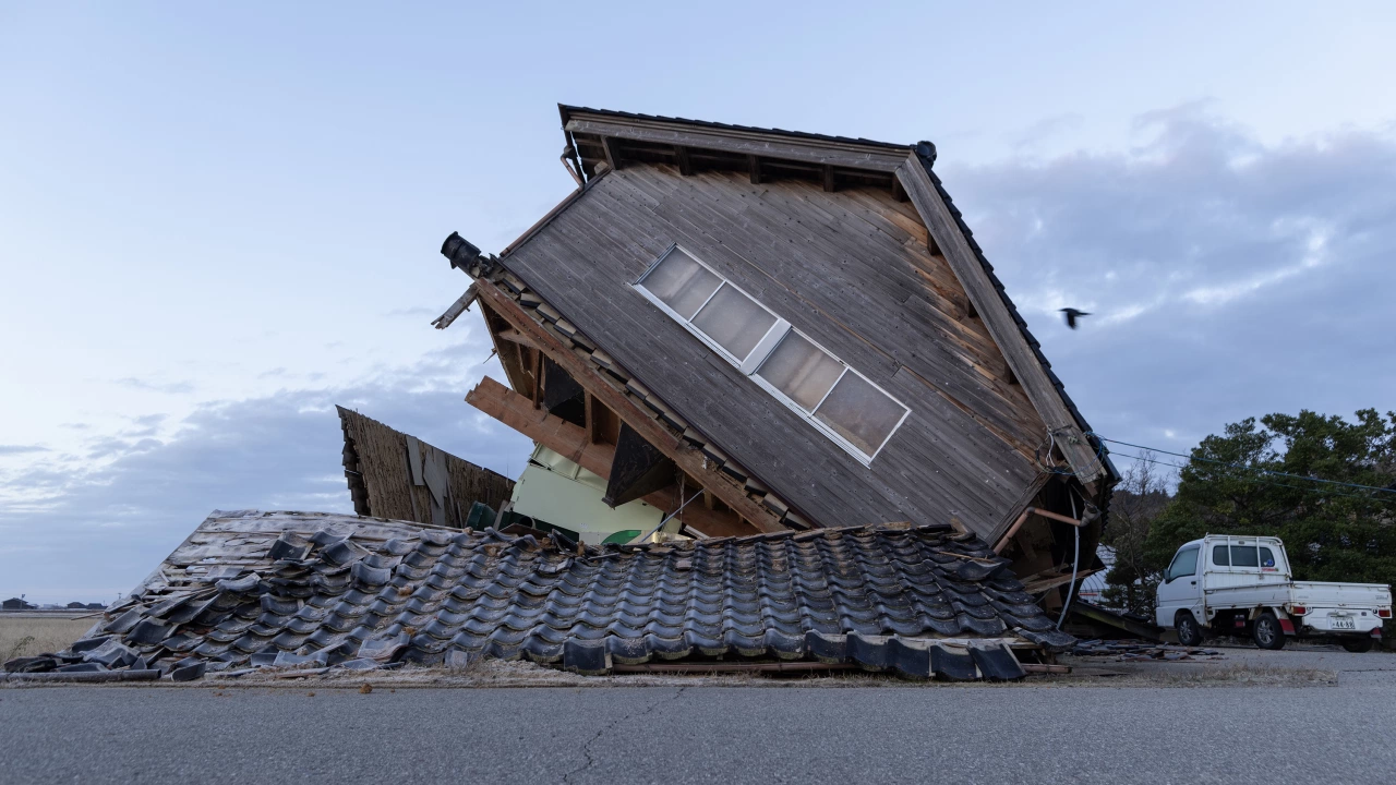 Мощното земетресение което разтърси централната част на Япония вчера в