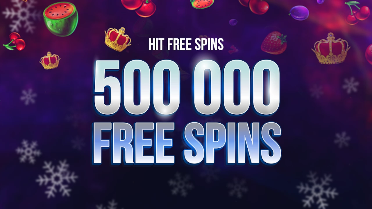 Общо 500 000 безплатни завъртания за хитови онлайн казино игри