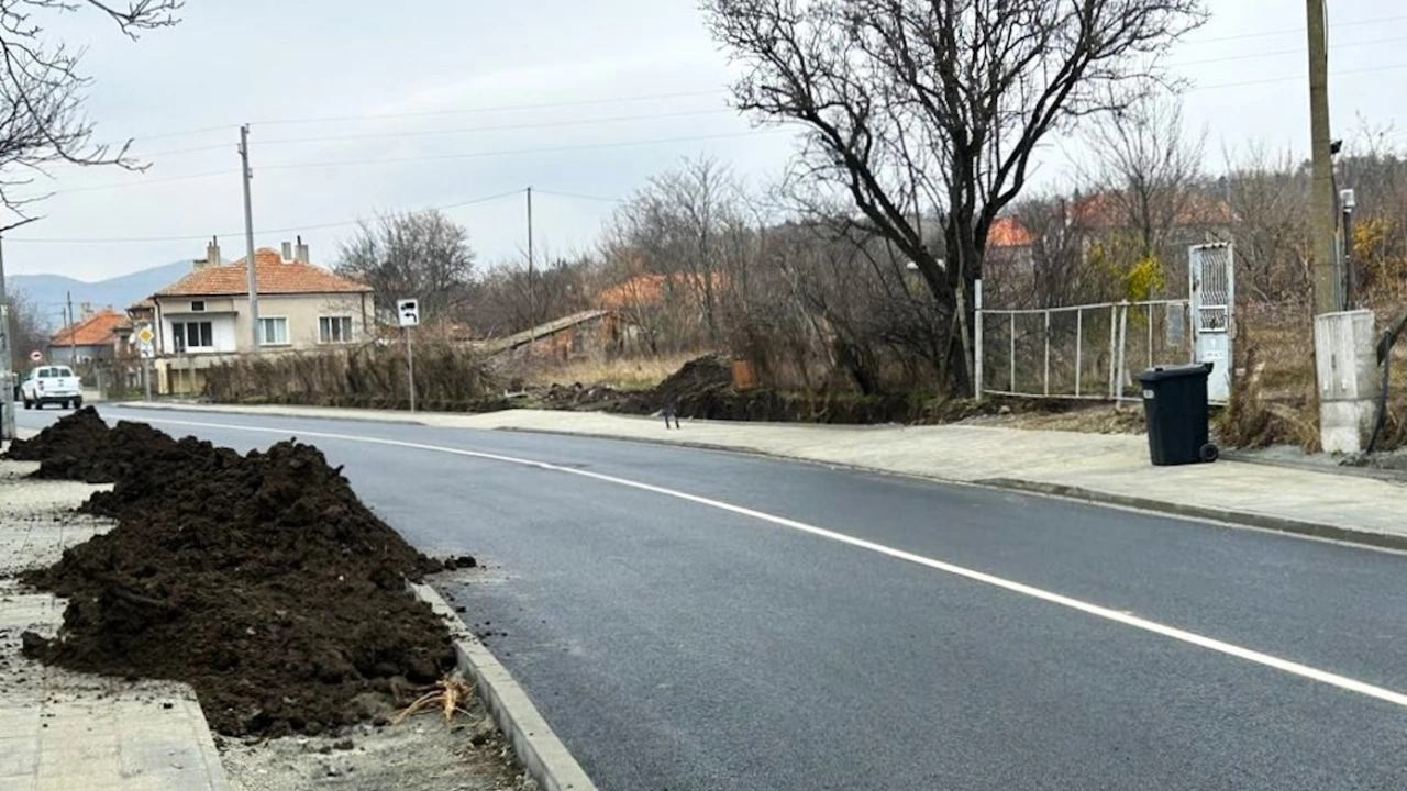 Община Бургас осъществи цялостен ремонт на път BGS1033 Той осигурява
