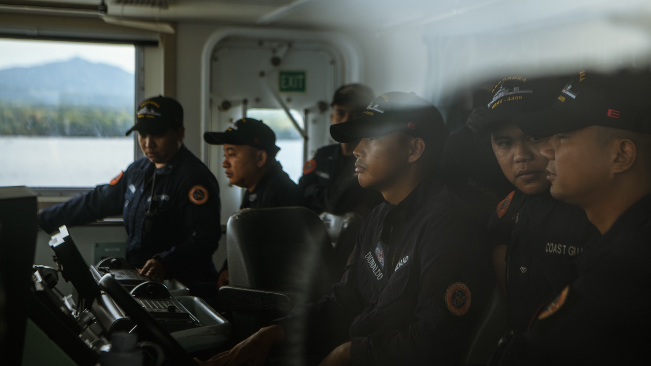 Китайската брегова охрана съобщи, че днес патрулира в териториалните води
