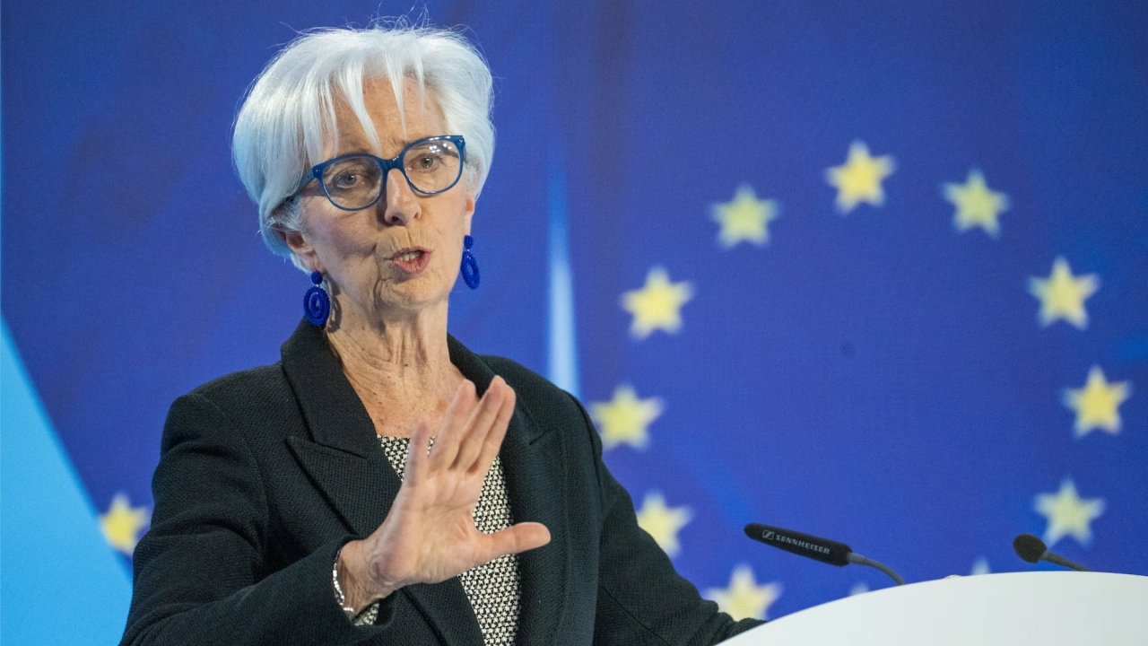 Председателката на Европейската централна банка ЕЦБ Кристин Лагард Кристин Лагард