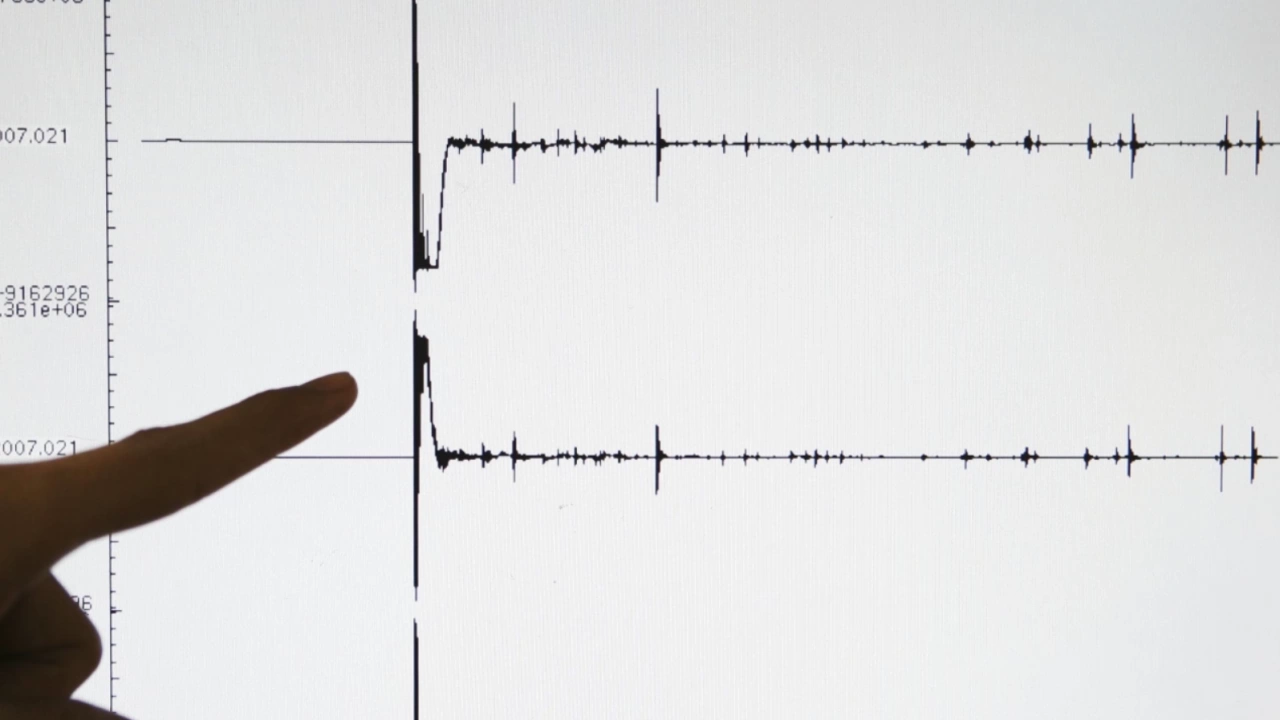 Земетресение с магнитуд 4 3 по скалата на Рихтер според предварителни