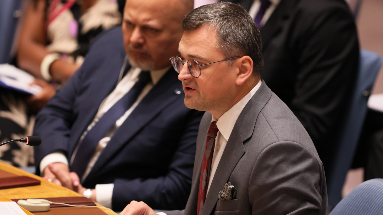 Украинският външен министър заяви днес, че целта на Украйна през