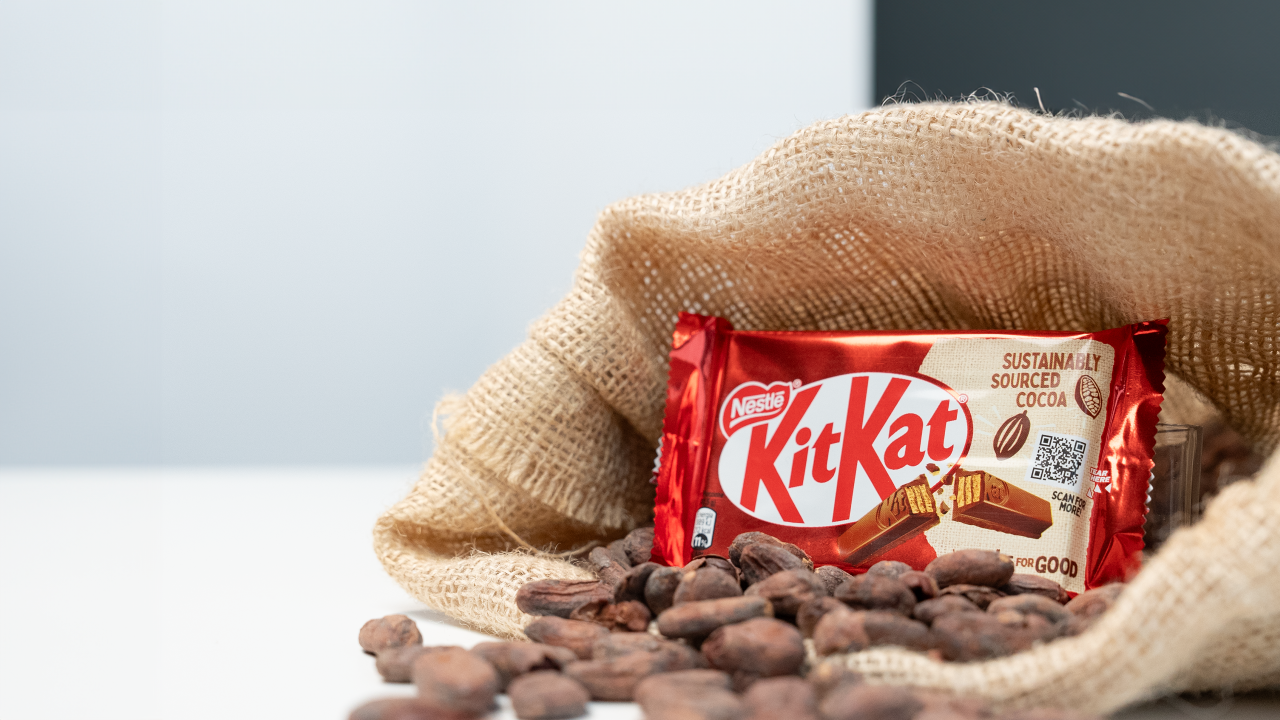 Нестле представи първия KitKat, направен с какаова маса от зърна,