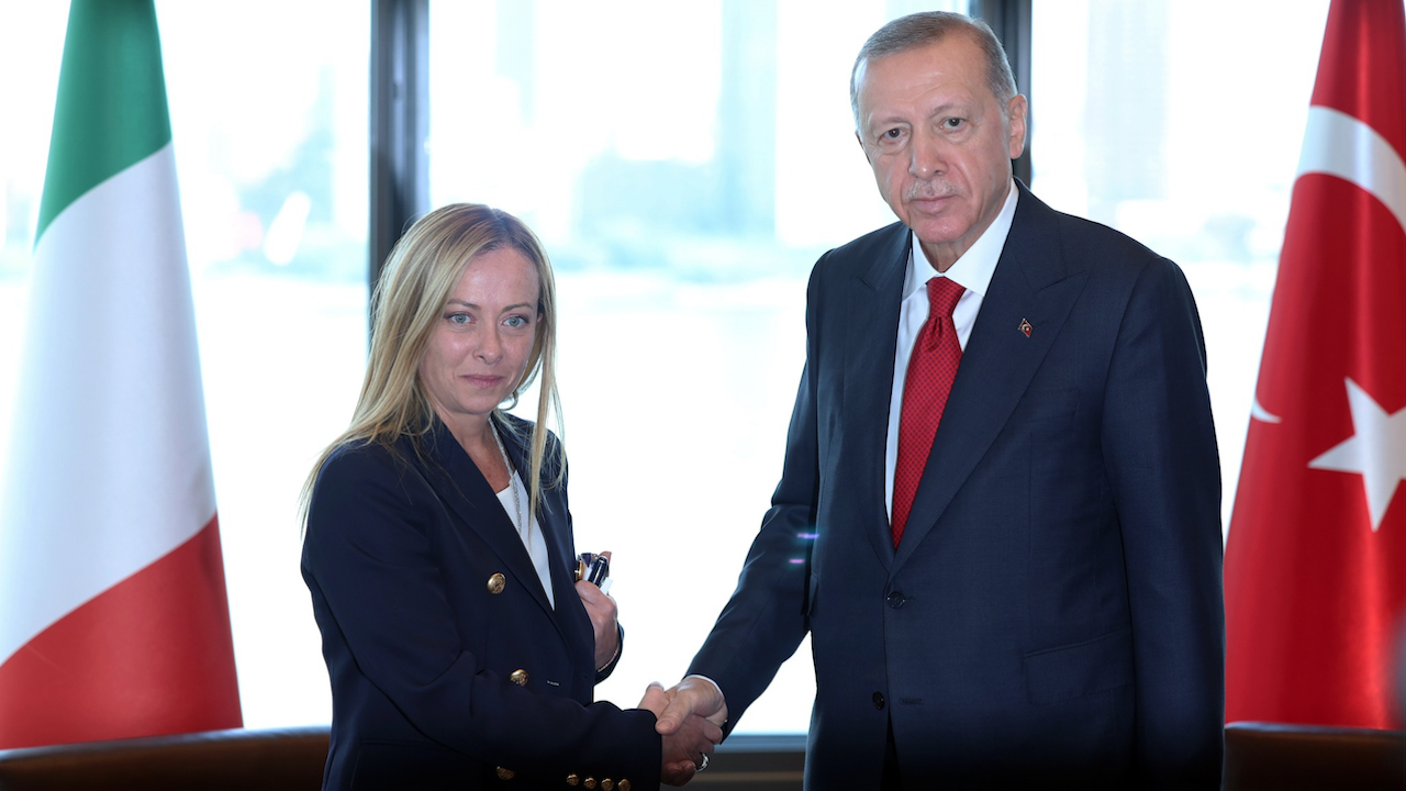 Министър-председателката на Италия се срещна днес с президента на Турция