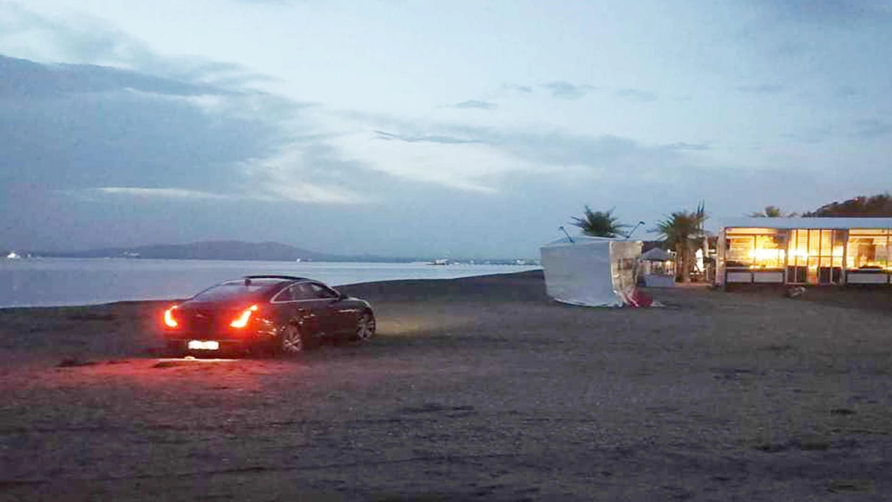 Поредно нарушение на шофьор на плажа във Варна Луксозна кола