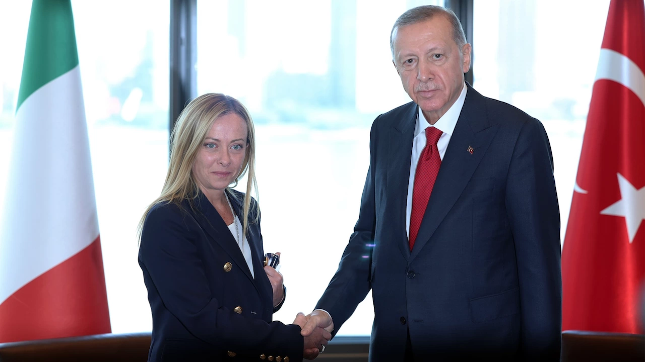 Министър председателката на Италия се срещна днес с президента на Турция