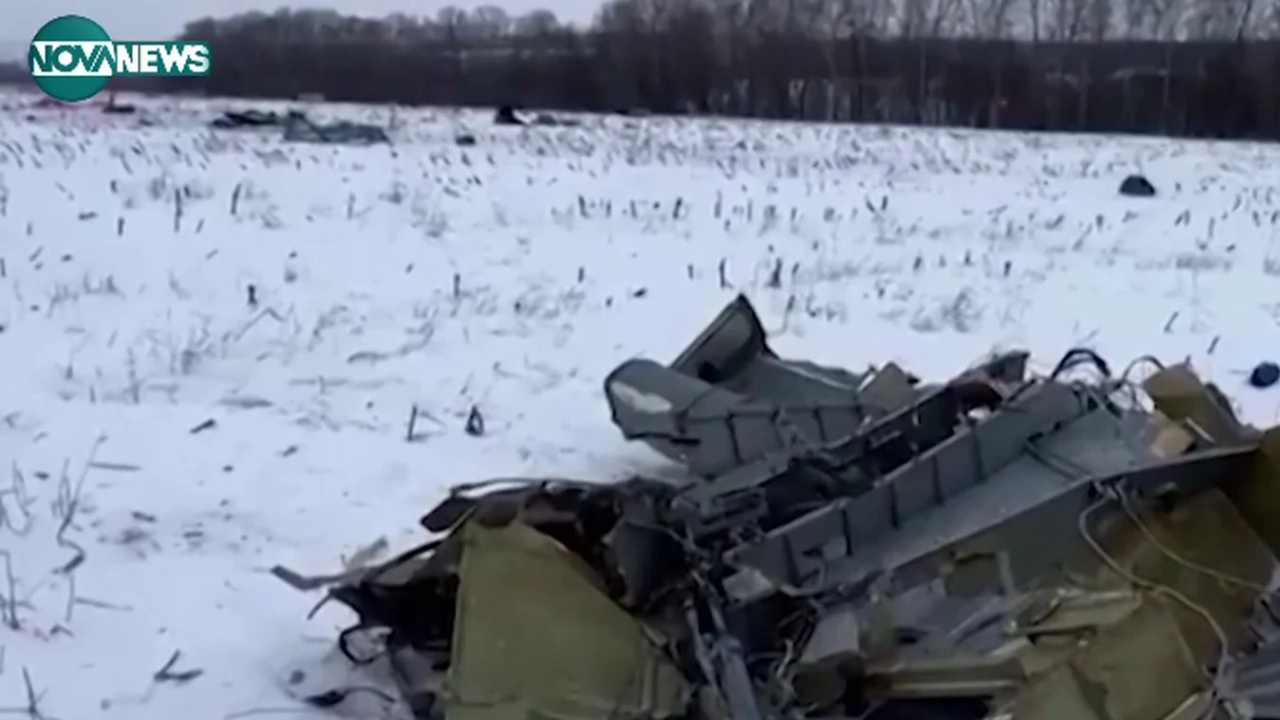 Сваленият в сряда руски самолет Ил 76 в Белгородска област поражда