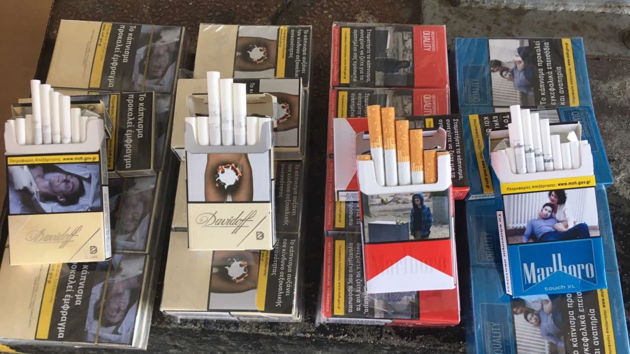 21 360 къса 1068 кутии цигари задържаха митническите служители на