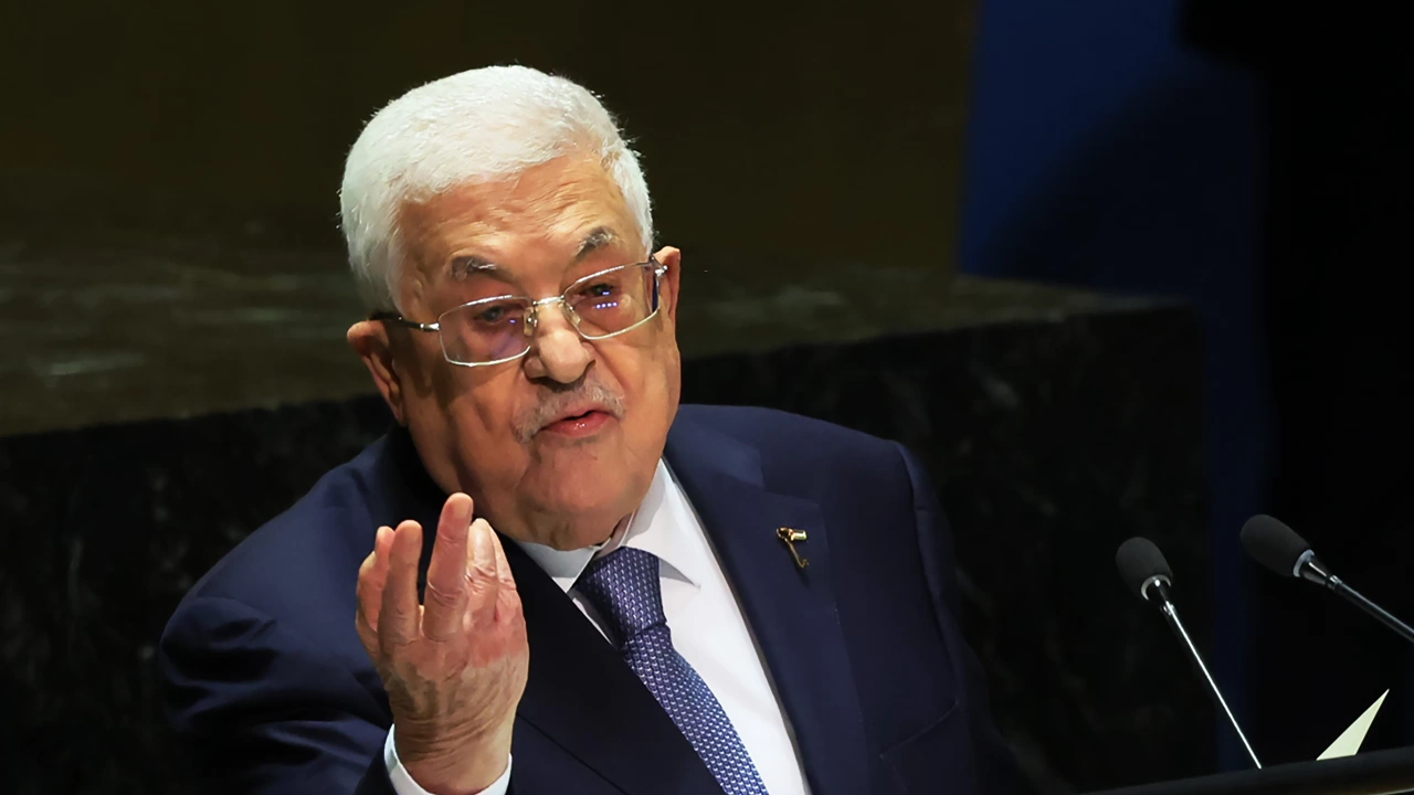 Палестинският президент Махмуд Абас заяви че планът на Израел за