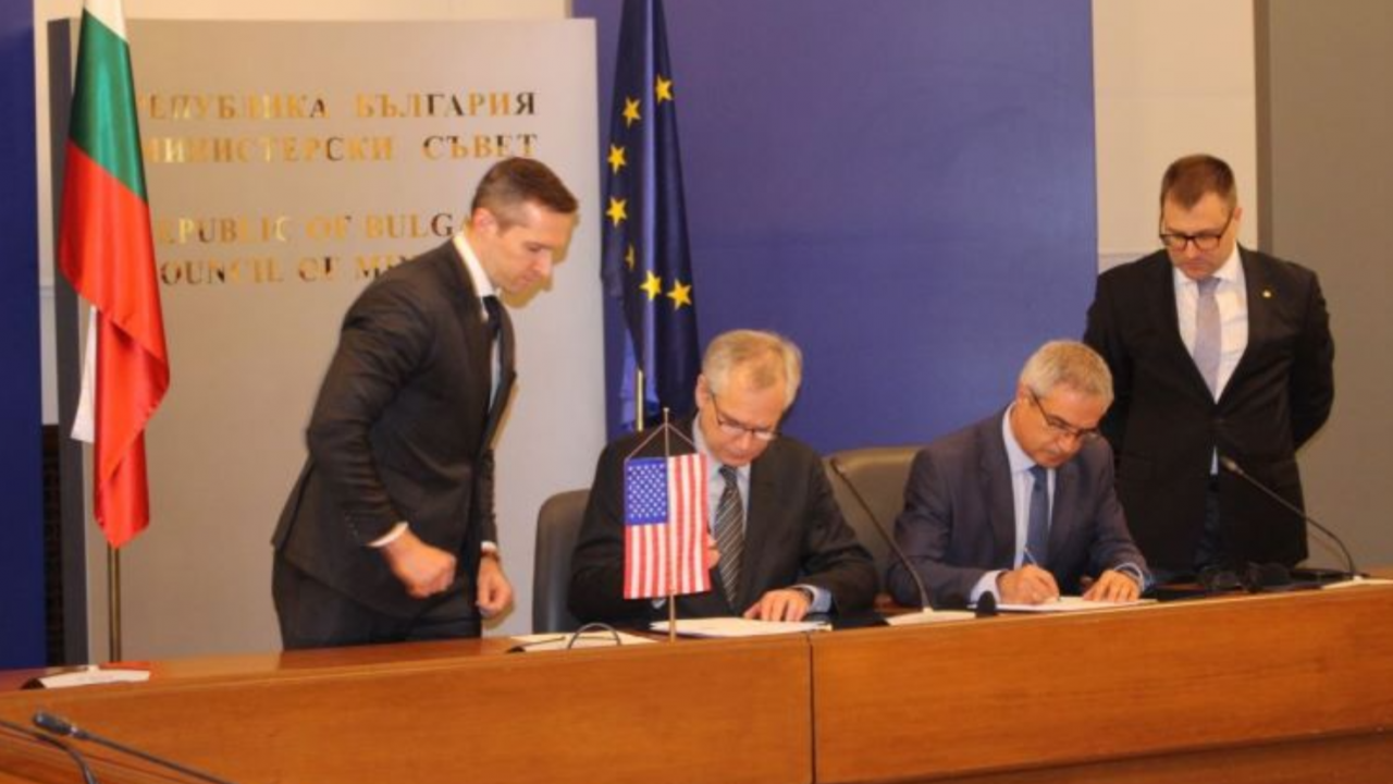 България и САЩ подписаха междуправителствено споразумение за сътрудничество в ядрената енергетика