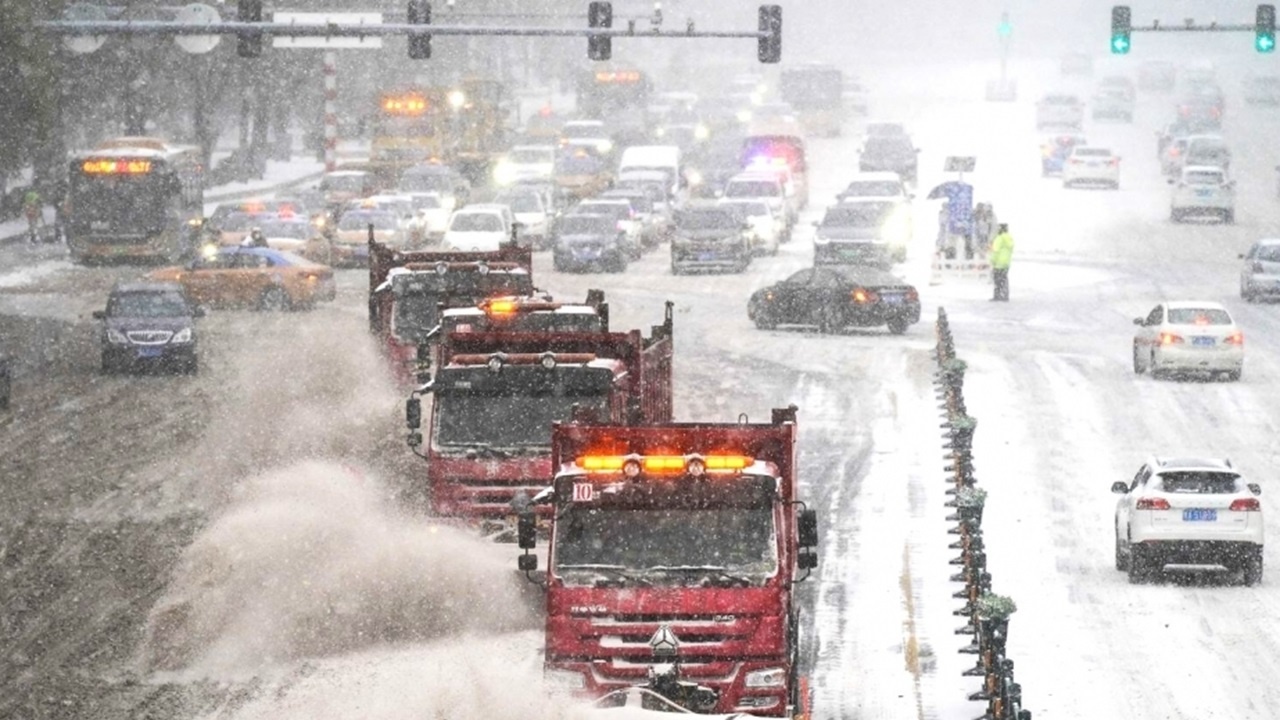 Монголия тази зима постави рекорд по количество сняг с 9,6