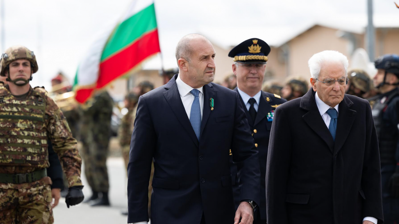 Президентите на България и Италия посетиха учебен полигон "Ново село"
