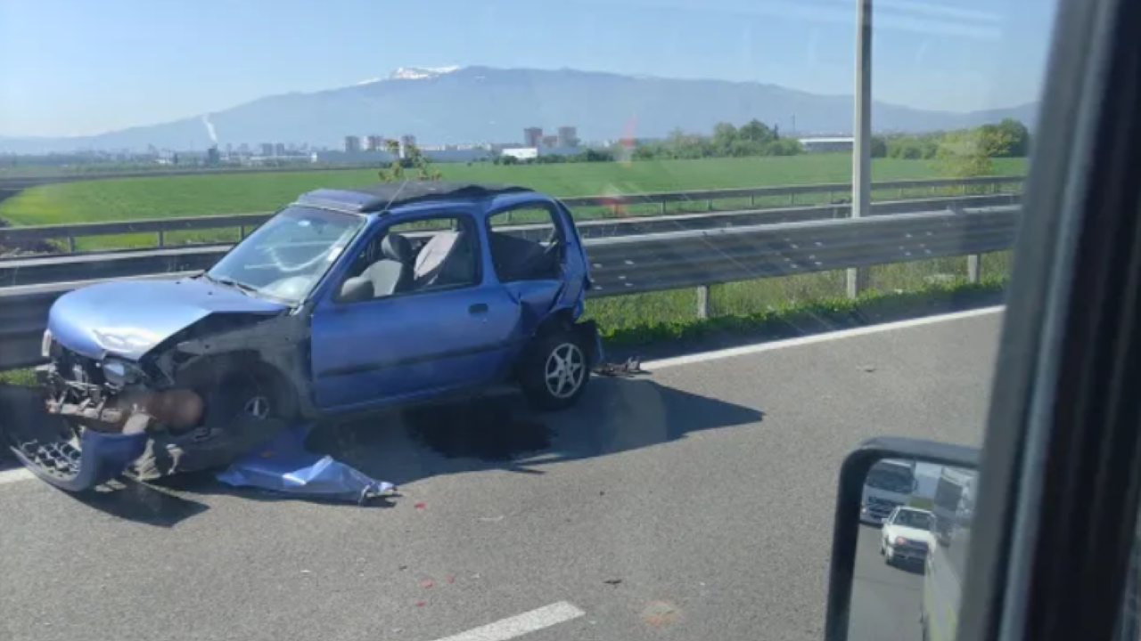 Тежка катастрофа между две коли на софийското околовръстно