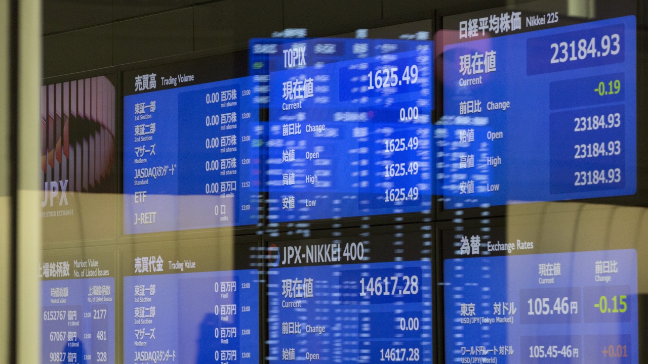 Токийската фондова борса затвори със спад в очакване на поредица корпоративни резултати