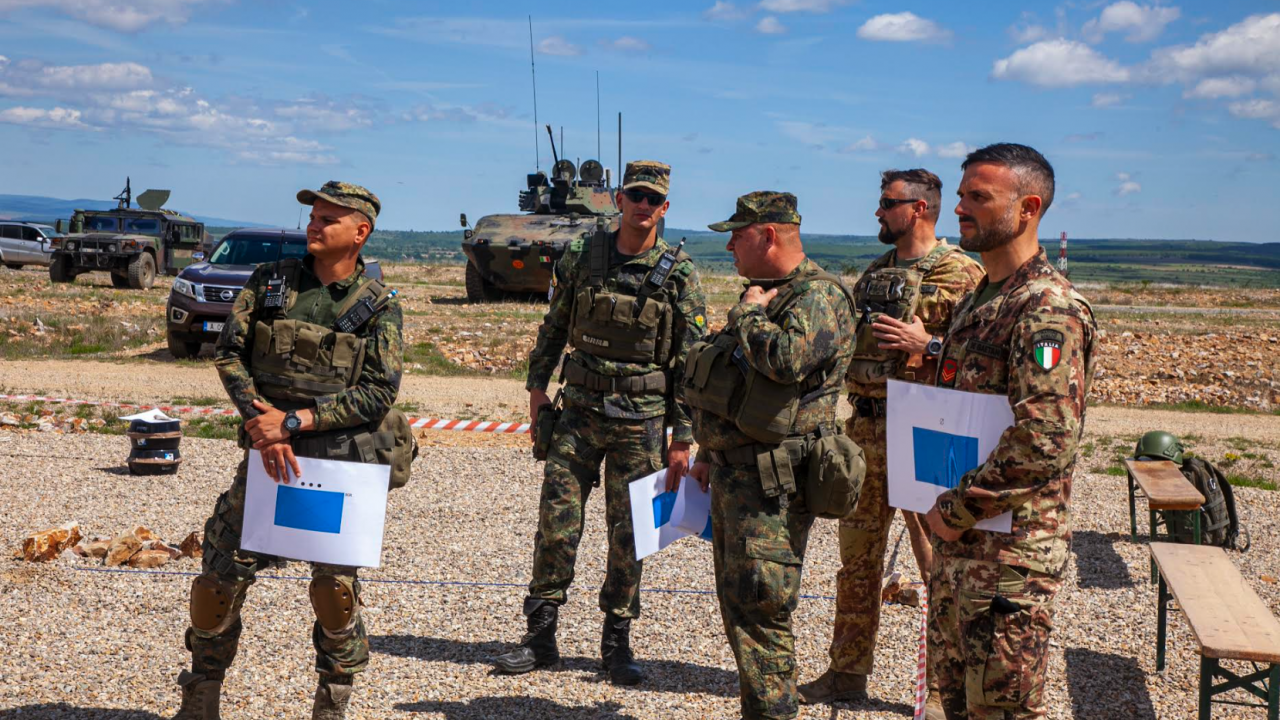 Формирования от Сухопътните войски участваха в тактическо учение на бойната група на НАТО
