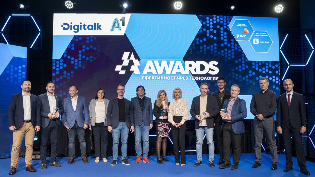 Третото издание на DigitalK&A1 Awards отличи топ 3 на технологичните бизнес иновации на 2023 г.