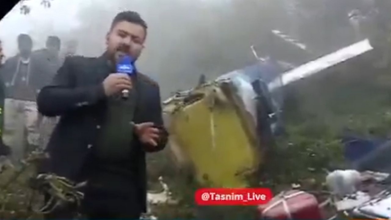Първо видео от мястото на катастрофата с иранския президент Раиси
