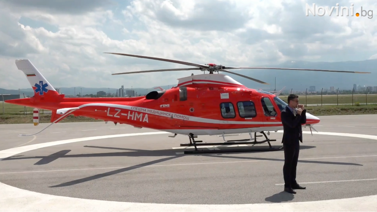 Премиерът Главчев: Отпускаме още 1 млн. лева за оборудване на медицинския хеликоптер
