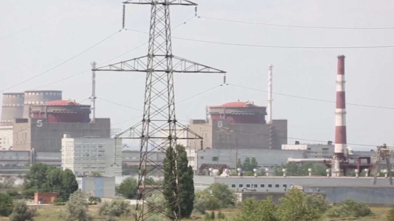 Пожар в атомната електроцентрала в Запорожие