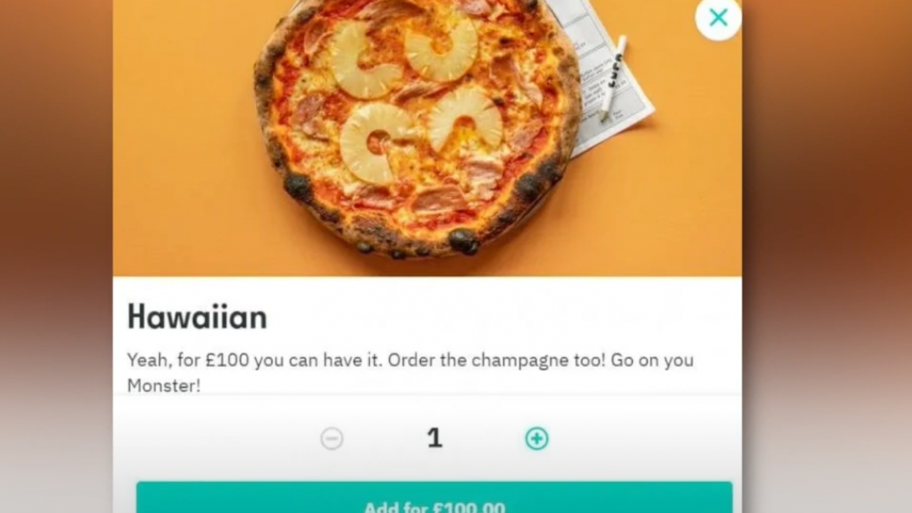 Война срещу ананасите: Пицария таксува хавайската пица за 100 паунда
