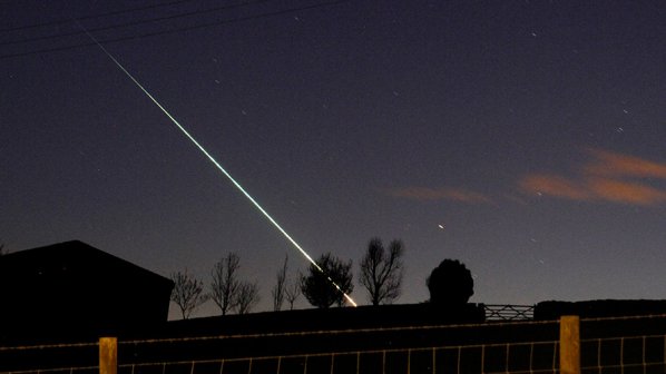 Учен засне метеорит в испанското небе