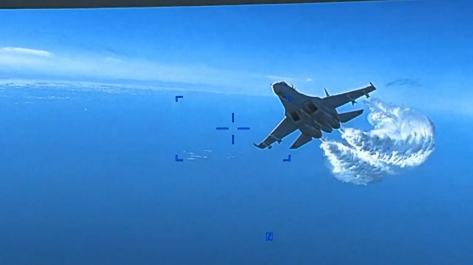 САЩ показаха видео от инцидента с дрона над Черно море